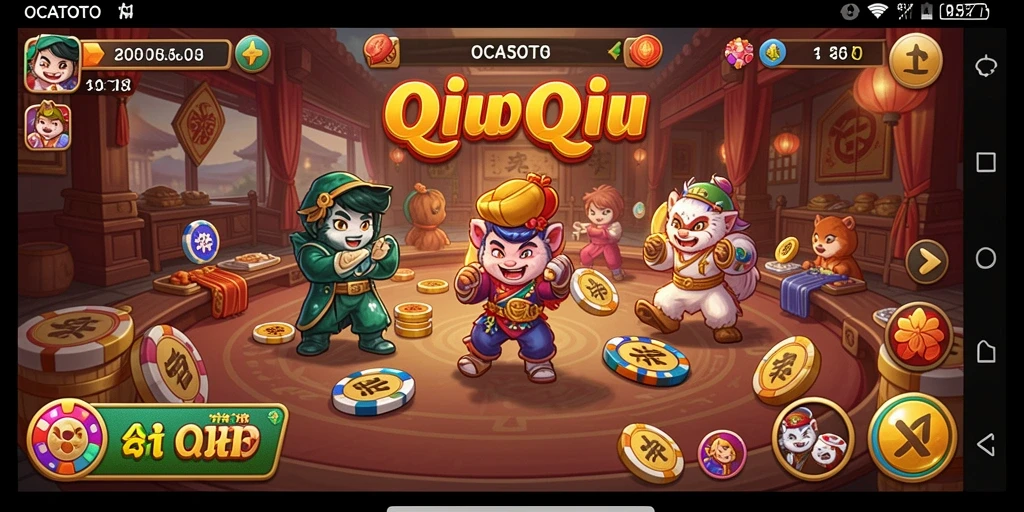 Tampilan gameplay OCATOTO yang seru dan interaktif.